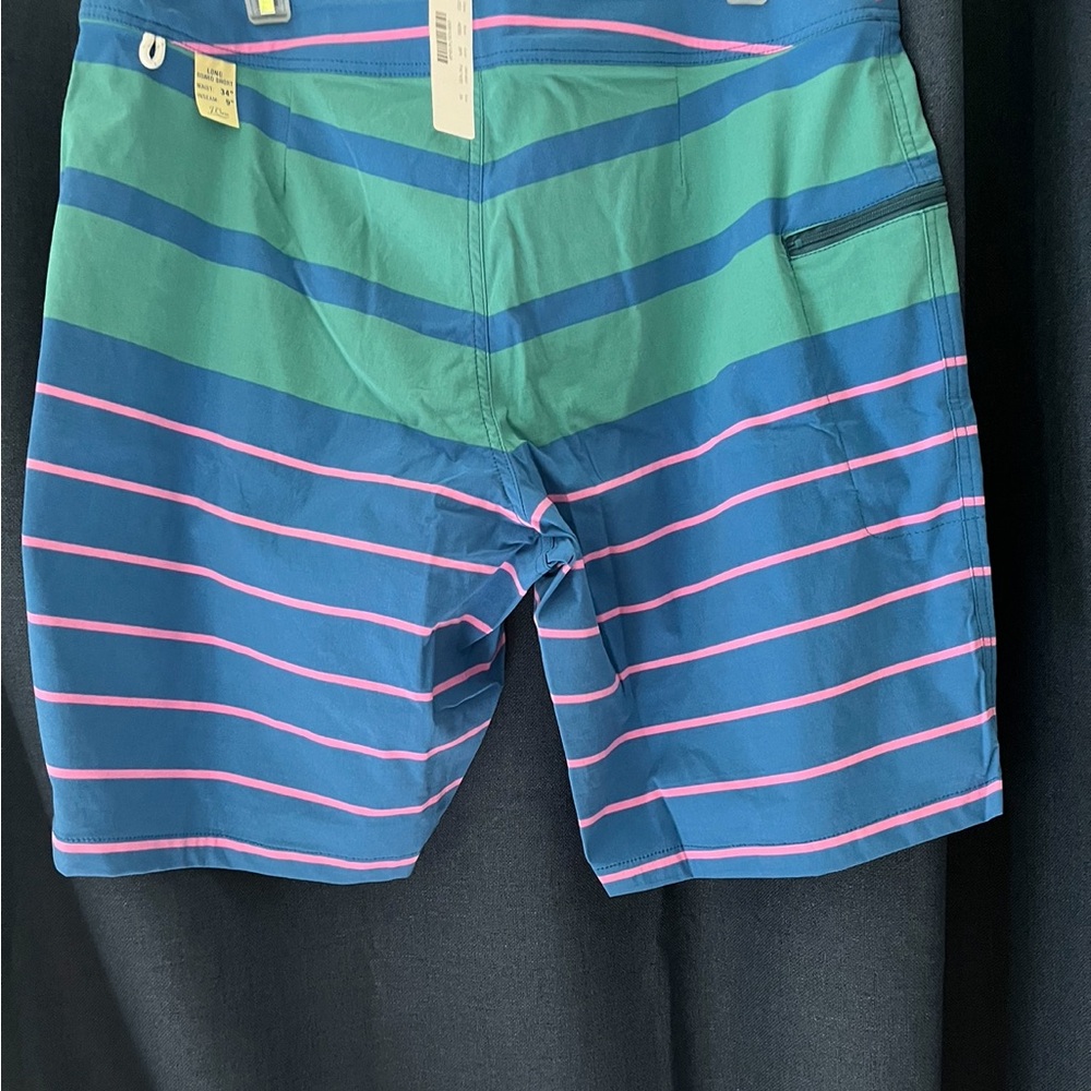 J.Crew board shorts new with tags 34 waste 9 inch inseam - Picture 2 of 3